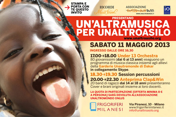11 MAGGIO 2013 UN’ALTRA MUSICA PER UNALTROASILO