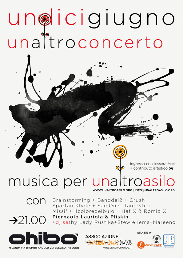 11 giugno: UnAltroConcerto, musica per UnAltroAsilo