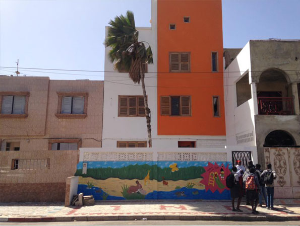 I murales dell’Ecole Unautremonde.