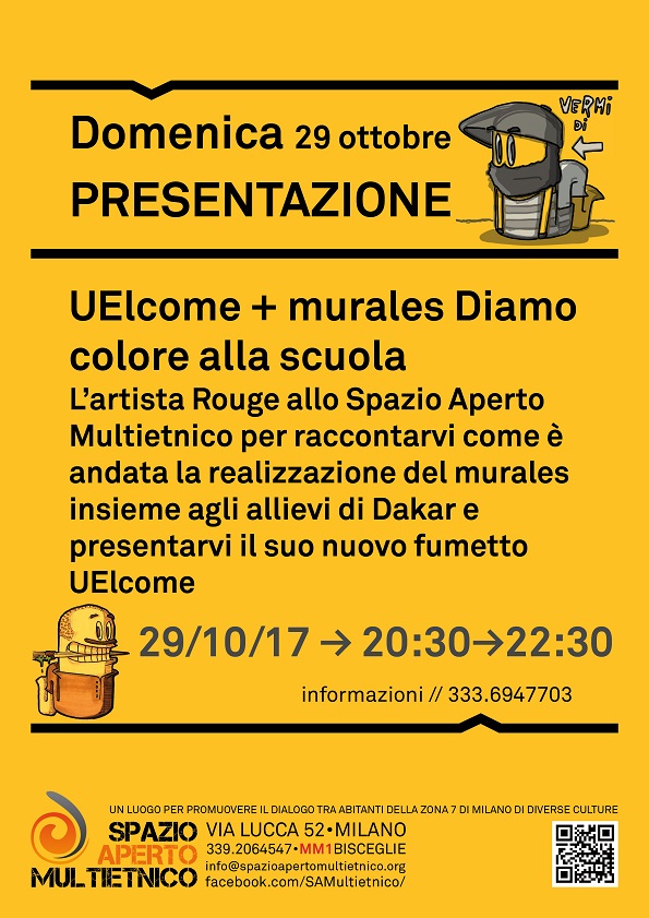 Presentazione UElcome + Murales Senegal